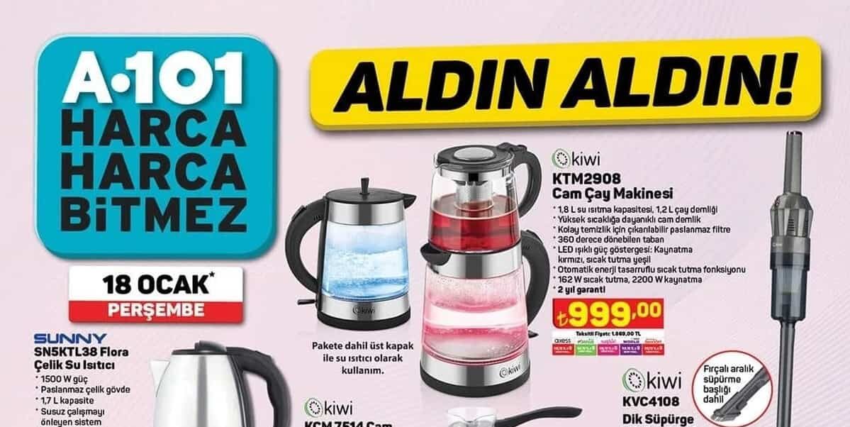 A101 18 OCAK 2024 AKTÜEL KATALOĞU İndirim Haberler