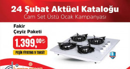 Bim market cam set üstü ocak kampanyası