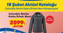 Şok Columbia marka mont kampanyası