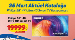 Şok market Philips televizyonda indirim