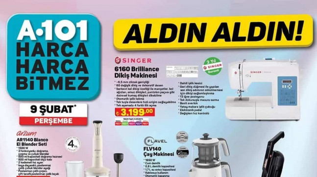 A101 9 ŞUBAT 2023 KATALOĞU