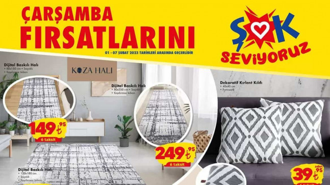 ŞOK 1 ŞUBAT 2023 KATALOĞU