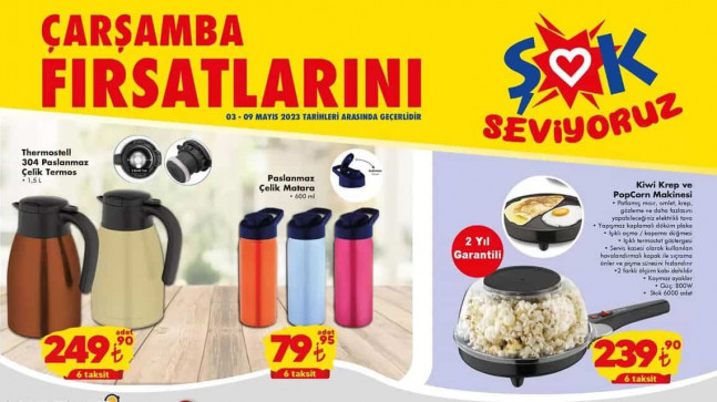 ŞOK 3 MAYIS 2023 KATALOĞU