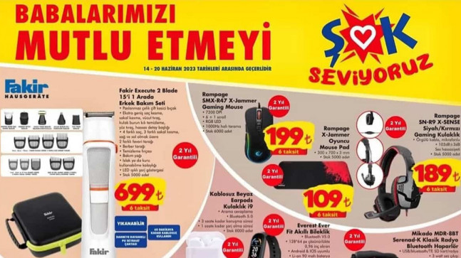ŞOK 14 HAZİRAN 2023 KATALOĞU