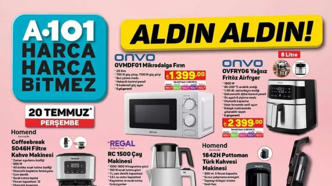 A101 20 TEMMUZ 2023 KATALOĞU