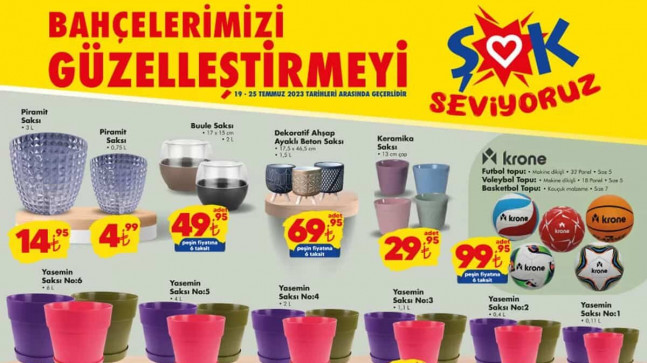 ŞOK 19 TEMMUZ 2023 KATALOĞU
