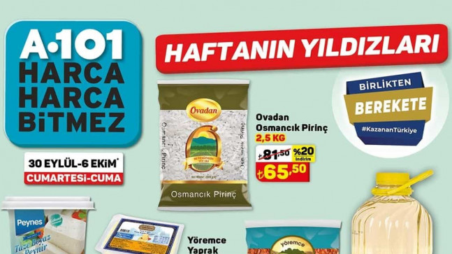 A101 30 EYLÜL 2023 KATALOĞU