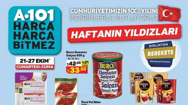 A101 21 EKİM 2023 KATALOĞU
