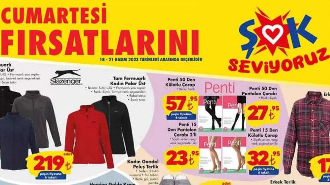 ŞOK 18 KASIM 2023 KATALOĞU