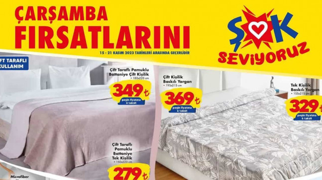ŞOK 15 KASIM 2023 KATALOĞU