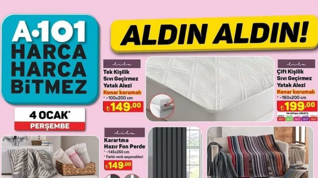 A101 4 OCAK 2024 KATALOĞU