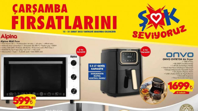 ŞOK 15 ŞUBAT 2023 KATALOĞU