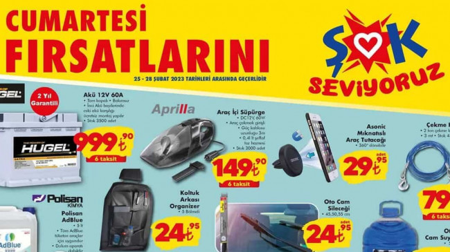 ŞOK 25 ŞUBAT 2023 KATALOĞU