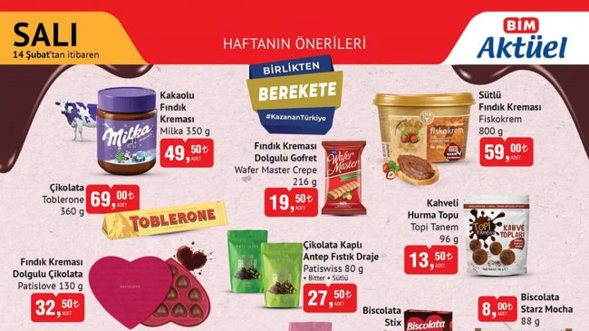 BİM 14 ŞUBAT 2023 KATALOĞU