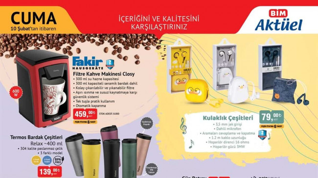 BİM 10 ŞUBAT 2023 KATALOĞU