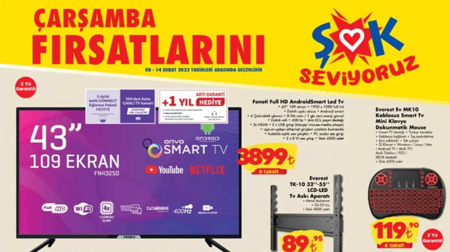 ŞOK 8 ŞUBAT 2023 KATALOĞU
