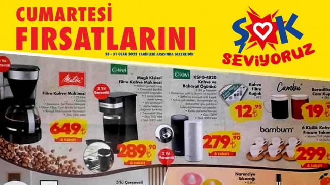 ŞOK 28 OCAK 2023 KATALOĞU
