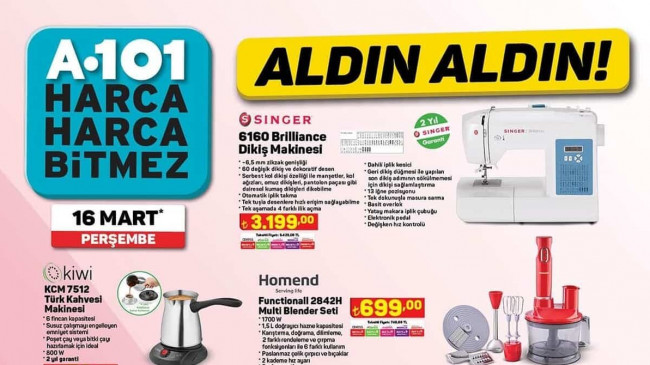 A101 16 MART 2023 KATALOĞU