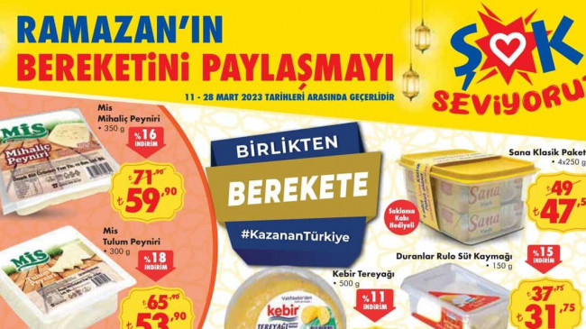 ŞOK 15 MART 2023 KATALOĞU
