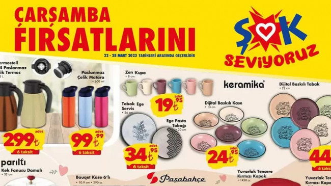 ŞOK 22 MART 2023 KATALOĞU