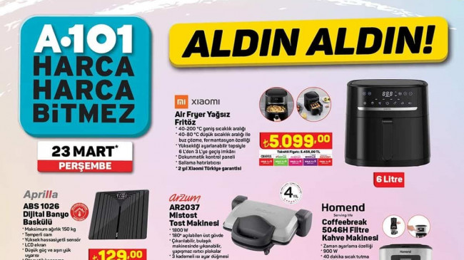 A101 23 MART 2023 KATALOĞU