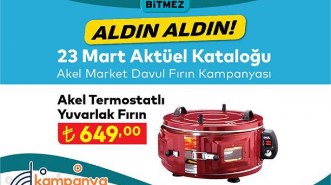 A101 market davul fırın kampanyası