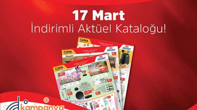Bim 17 Mart aktüel kataloğu yayınlandı