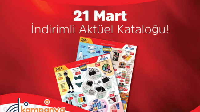 Bim 21 Mart indirimli aktüel kataloğu
