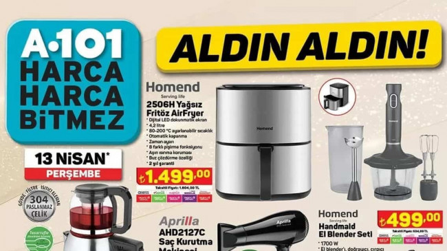 A101 13 NİSAN 2023 KATALOĞU