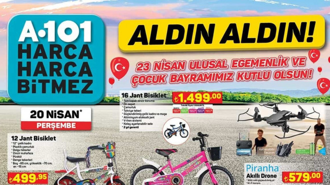 A101 20 NİSAN 2023 KATALOĞU