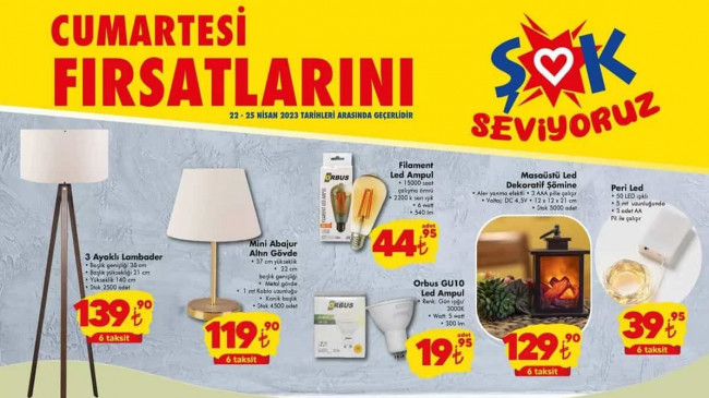ŞOK 22 NİSAN 2023 KATALOĞU