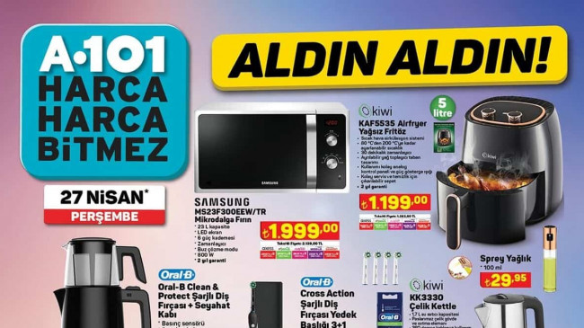 A101 27 NİSAN 2023 KATALOĞU