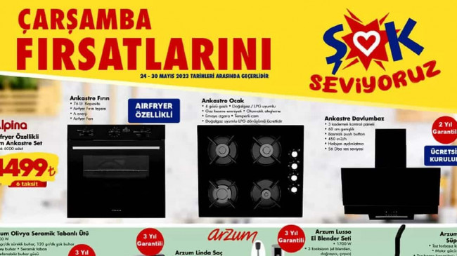 ŞOK 24 MAYIS 2023 KATALOĞU