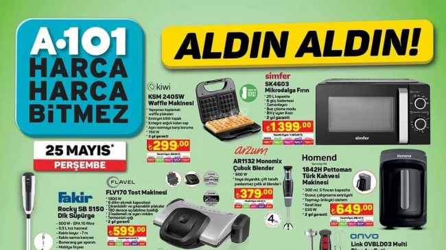 A101 25 MAYIS 2023 KATALOĞU