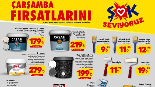 ŞOK 31 MAYIS 2023 KATALOĞU
