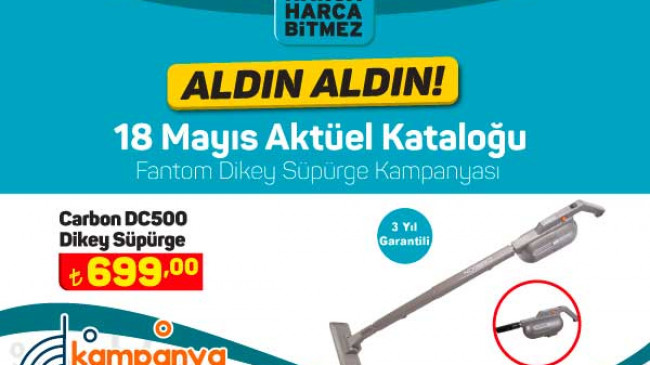 A101’de Fantom dikey süpürge kampanyası