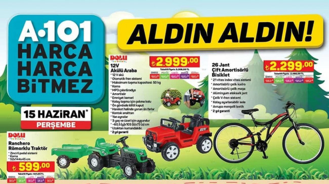 A101 15 HAZİRAN 2023 KATALOĞU