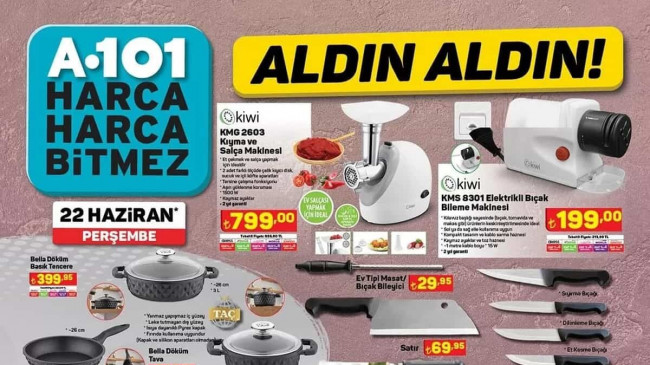 A101 22 HAZİRAN 2023 KATALOĞU