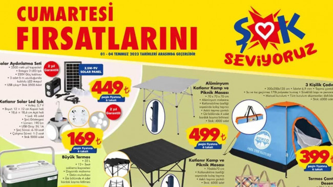 ŞOK 1 TEMMUZ 2023 KATALOĞU