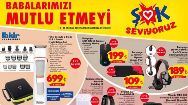 ŞOK 14 HAZİRAN 2023 KATALOĞU