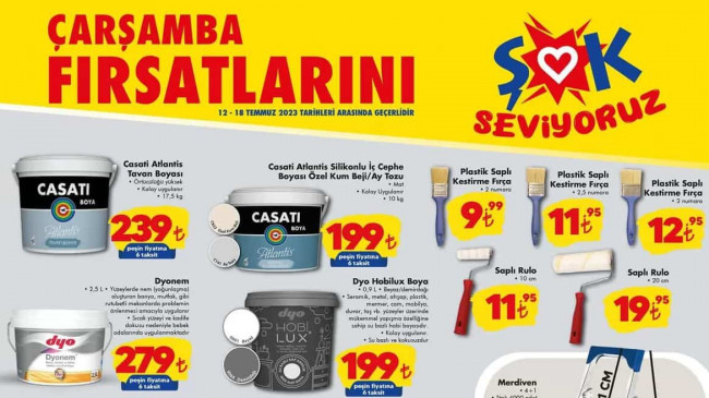 ŞOK 12 TEMMUZ 2023 KATALOĞU