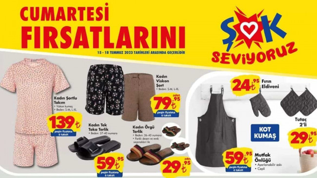 ŞOK 15 TEMMUZ 2023 KATALOĞU