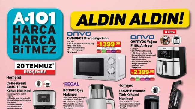 A101 20 TEMMUZ 2023 KATALOĞU