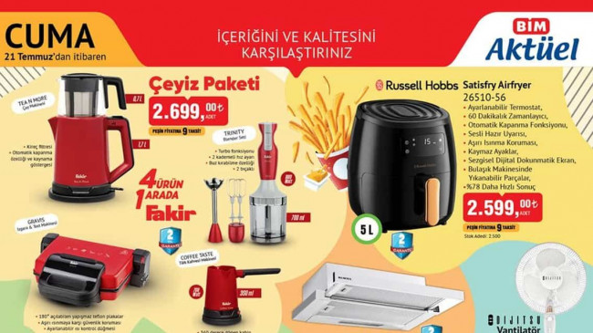 BİM 21 TEMMUZ 2023 KATALOĞU