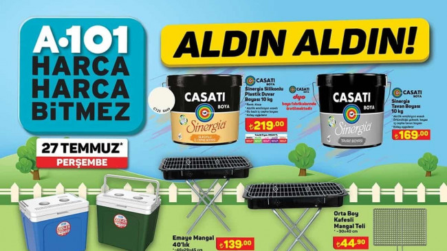 A101 27 TEMMUZ 2023 KATALOĞU
