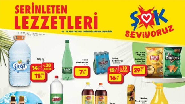 ŞOK 2 AĞUSTOS 2023 KATALOĞU
