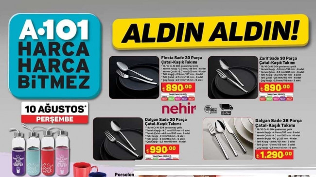 A101 10 AĞUSTOS 2023 KATALOĞU