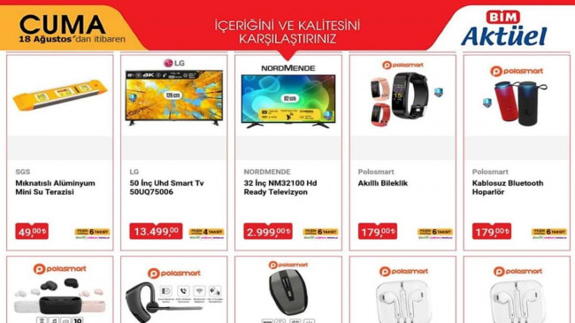 BİM 18 AĞUSTOS 2023 KATALOĞU