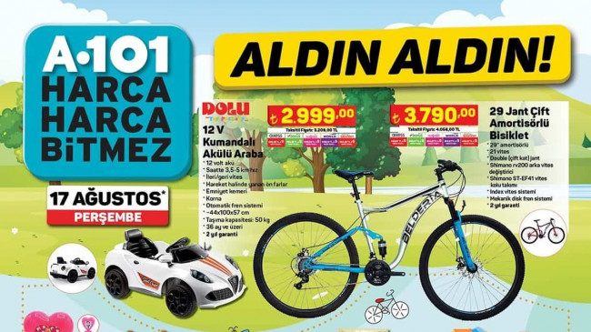 A101 17 AĞUSTOS 2023 KATALOĞU