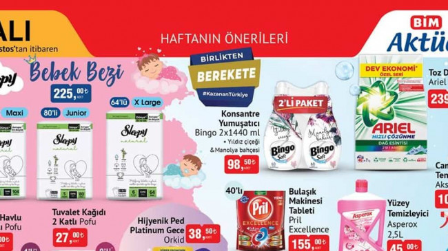 BİM 22 AĞUSTOS 2023 KATALOĞU